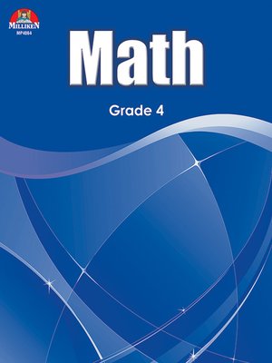 cover image of Math Workbook - Grade 4